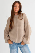 Ribbed Knitted Sweater - Guy Christopher