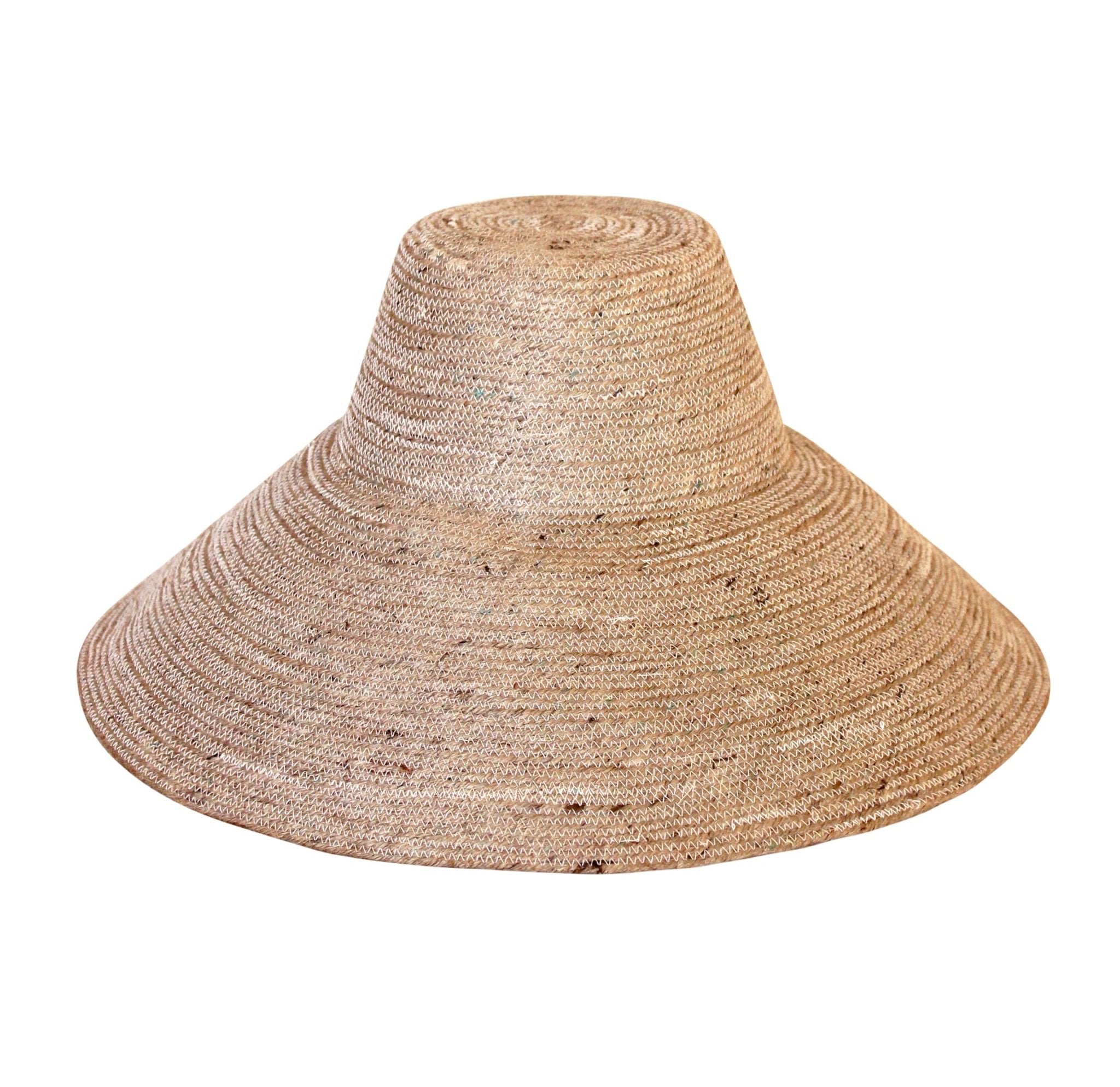 RIRI Jute Straw Hat in Nude Beige - Guy Christopher