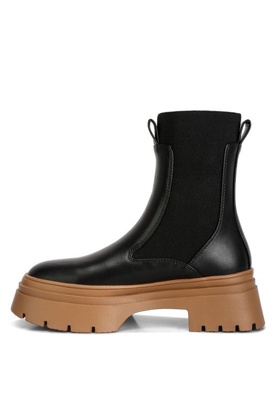 Ronin High Top Chunky Chelsea Boots - Guy Christopher