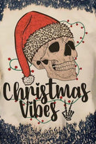 Round Neck Long Sleeve CHRISMAS VIBES Graphic Sweatshirt - Guy Christopher