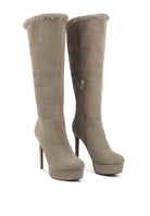 SALDANA Convertible Suede Leather High Boots - Guy Christopher