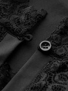 Scalloped Lace Yoke Sleeveless Bodysuit - Embrace your Feminine Elegance with Delicate Lace and Seductive Cuts - Feel Ravishingly Beautiful and Confident! - Guy Christopher