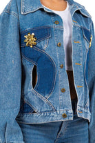 SEXY DENIM FASHION JACKET - Guy Christopher