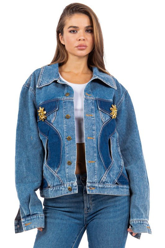 SEXY DENIM FASHION JACKET - Guy Christopher