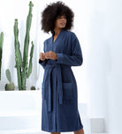 Women's Turkish Cotton Terry Cloth Kimono Robe - Guy Christopher 