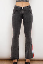 Side Stripe Bootcut Jeans - Guy Christopher
