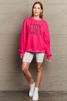 Simply Love Full Size COZY Graphic Sweatshirt - Guy Christopher