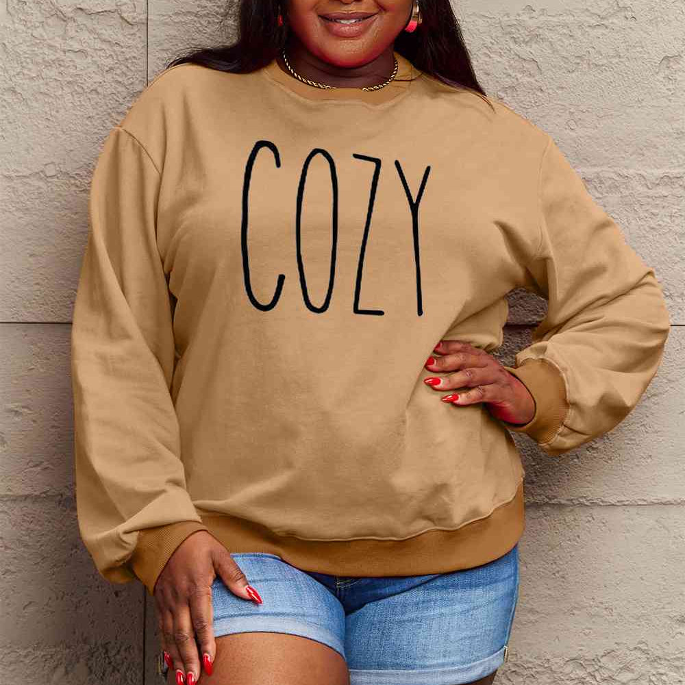 Simply Love Full Size COZY Graphic Sweatshirt - Guy Christopher