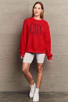 Simply Love Full Size COZY Graphic Sweatshirt - Guy Christopher