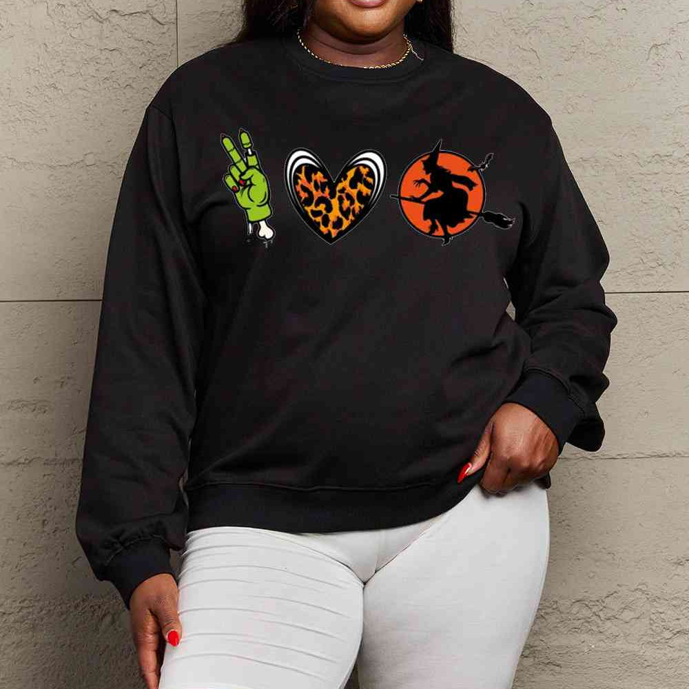 Simply Love Full Size Drop Shoulder Graphic Sweatshirt - Guy Christopher