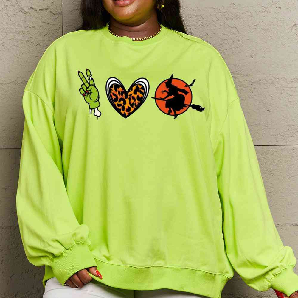 Simply Love Full Size Drop Shoulder Graphic Sweatshirt - Guy Christopher