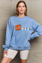 Simply Love Full Size Graphic Dropped Shoulder Sweatshirt - Guy Christopher