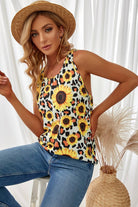 "Sunflower Dreams - Embrace the Ethereal Allure of Summer with our Enchanting Tank - Effortlessly Contours Your Curves for Unrestricted Movement" - Guy Christopher